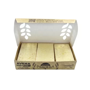 Jabón Avena Artesanal x 3 Unidades
